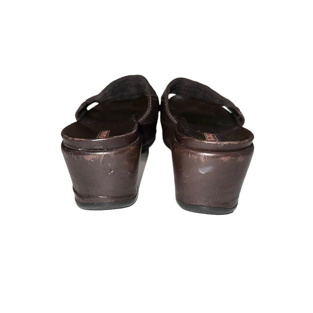 Prada Y2K Brown Platform Sandal 38.5 - Picture 4 of 8